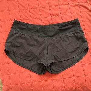 Lululemon Low Rise Speed Up Shorts